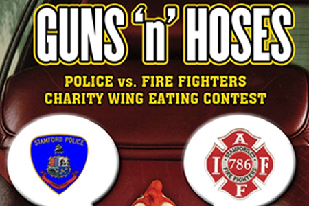 Guns N Hoses Charity Wing Eating Contest